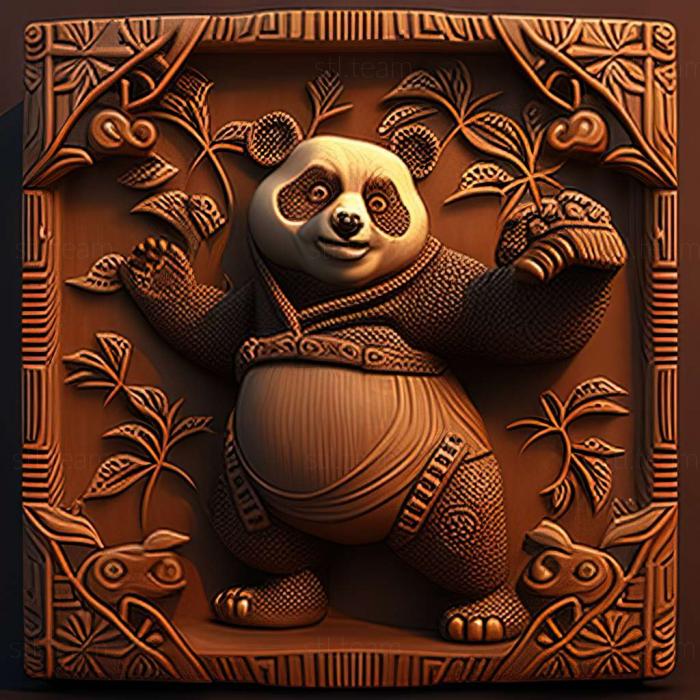 3D model Kung Fu Panda 2 game (STL)